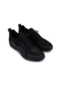 Resim Tamer Tanca Erkek Hakiki Deri Siyah Nubuk Sneakers & Spor Ayakkabı 381 10312 Erk Ayk Sk25-26 Sıyah Nbk Siyah 