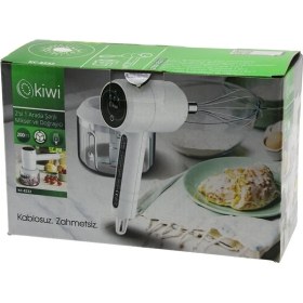 Resim Svoria Store Kiwi KC-8232 2in1 USB Şarjlı Mikser - Doğrayıcı 20W200ML3-KADEME Hız=ışıklı Gösterge Dc 5V / 