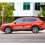 Resim Lasirius Volkswagen Tiguan Yan Kapı Sticker Etiket Modeli 