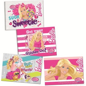 Resim Gıpta 5452 Barbie Spiralli Resim Defteri 25x35 cm 15 Yaprak 