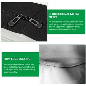 Resim Fortunelane Ön Çift Katlı Oxford Kumaş Arac Tamiri Çantası, Gece Yansıtan Şeritli, 12 İnci 30x16cm Dairesel 