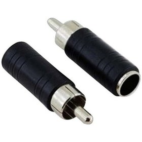 Resim Ayt 1 Rca Erkek 6.3 Mm Dişi Jack Çevirici 