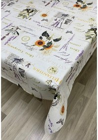 Resim Muşamba Masa Örtüsü Astarlı Lavender 