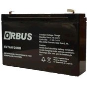 Resim ORBUS 6v 7ah Kuru Akü 