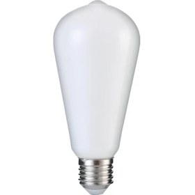 Resim E27 LED FİLAMANLI RUSTIK AMPUL ST64 OPAL CAM 6W 3000k Gün Işığı ERD-234 
