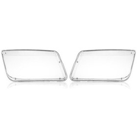 Resim Shineyee Vw Mk4 Jetta Bora 98-04 Için 1 Çift Far Lens Kapağı Gölge Kabuk 
