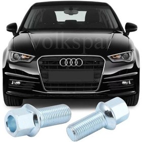 Resim A3 Sedan 2013-2016 Model Arası Uyumlu Adet Bijon Saplaması Ölçü M14x1,5x27 