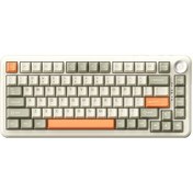 Resim Coverzone Ajazz Ak820 Max 8000mah, Dinamik Rgb, Hot-swap 3 Modlu Mekanik Klavye Orange - Flying Fish Switch 