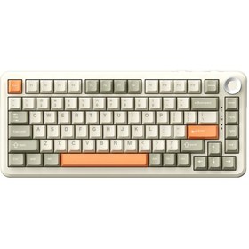 Resim Coverzone Ajazz Ak820 Max 8000mah, Dinamik Rgb, Hot-swap 3 Modlu Mekanik Klavye Orange - Flying Fish Switch 