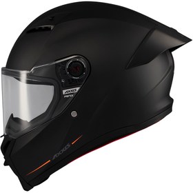Resim AXXIS Motosiklet Kask Full Face ECE 22.06R Fenix Solid A1 Matt Black Motor Kaskı 