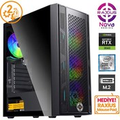 Resim Nova G1 i7 3060-27FF07 Intel Core i7 12700F 32 GB RAM 1 TB SSD-1 TB SSD RTX 3060 FreeDOS Gaming Bilgisayar Raxius