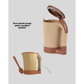 Resim Pileli Store Pilelistore Kettle Özellikli Türk Kahvesi Makinesi Taşınabilir Mini Tasarım 
