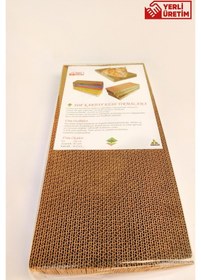 Resim Sdf Kereste Kedi Tırmalama Karton Düz 23 x 47 x 4 CM 