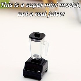 Resim 1 Adet Mini Meyve Sıkacağı - Gerçekçi Blender Şeklinde Kupa, Dollhouse Diorama için Kompakt, Temalı Partiler ve Koleksiyoncular İçin Uygun, Bebek Evi Dekorasyonu ile Uyumlu, Detaylı Tasarım, Koleksiyonerler İçin Özel Ürün 