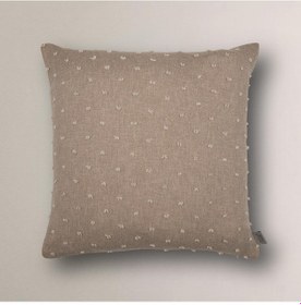 Resim Regulus Puantiyeli Kırlent Kılıfı Bej 