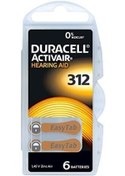 Resim Duracell Activair PR41 312 Numara İşitme Cihazı Pili Tekli Duracell