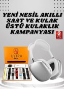 Resim Toptan Bulurum Kulak Üstü P9 Kablosuz Bluetooth Kulaklık ve 7 Kordonlu Akıllı Saat 