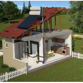 Resim Sönmez Solar KROM KILIF 18x Vakum Tüplü Güneş Enerji Sıcak Su Sistemleri (AÇIK DEVRE DOĞAL AKIŞLI) 