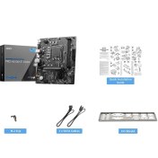 Resim Msı Pro H610M-E Ddr4 Soket 1700 Ddr4 3200(OC) HDMI VGA M.2 Usb3.2 1x 1g Lan Matx 