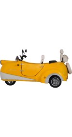 Resim LAMPAGO ELEKTRİKLİ 3 TEKERLEKLİ MOPED 24 Ah 