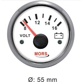 Resim Voltmetre 12v-siyah 