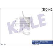 Resim KALE 350145 EVAPORATOR AUDI A3 LEON 1J1820103A 