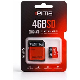 Resim Eima 4gb Sd Kart Sdhc, Adaptörlü, Güvenilir Depolama 