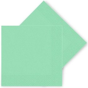 Resim Makaron Peçete Mint Yeşili 16'lı 