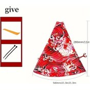 Resim Cloud011 Deniz Dalgası Kırmızı Japon Tarzı El Yapımı Vites Ve Cam Toz Kılıfı Seti 