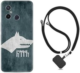 Resim kilifland Xiaomi Redmi 12c ile Uyumlu Kılıf Ipli Boyun Askılı Desenli Silikon Göktürk 2 1411 