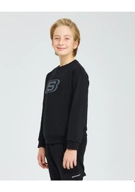 Resim Skechers Sk232065-001 B Essential Crew Neck Erkek Çocuk Sweatshirt renkli 