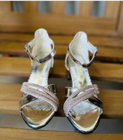 Resim Gala Önü Çapraz Çocuk Topuklu Ayk Gold 