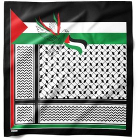 Resim HAWWA Filistin Desenli Bandana Fular 2 