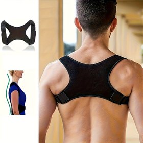 Resim 32.99cm x 42.98cm Ayarlanabilir Duruş Düzeltme Kemeri - Erkekler ve Kadınlar için Rahat Sırt Desteği, Nefes Alabilen File & Yumuşak Dolgu, Sadece Elde Yıkama, Tatiller İçin İdeal Hediye (Yılbaşı, Paskalya, Anneler Günü, Kadınlar Günü, 4 Temmuz), Sırt Postür Koruyucu, Günlük Konfor Aksesuarı, Şık Tasarım, Rahat Kullanım, Omurga Destekleyici, Hafif Korse, Ergonomik Destek, Bel Korsesi, Ofis Çalışanları 