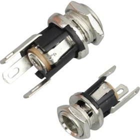 Resim IC-258A Dc Jak Üstten Somunlu 2.1mm Somunlu Ø8mm 