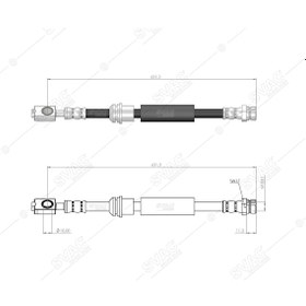 Resim SVAC 10-239 Fren Hortumu Ön Cfgb Cbbb Audi Tt-Roadster 1.8 Tfsı 2.0 TDI 2006/2014 