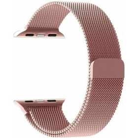 Resim iOS Uyumlu Watch 38Mm Milano Loop Çelik Kordon 38 Mm Kayış Seri 1-2-3 