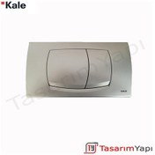 Resim Kale Start Gömme Rezervuar Kumanda Paneli 12 Cm Krom 