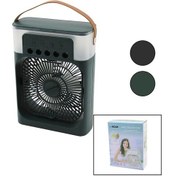 Resim Hava Nemlendirme - Fan - Gece Lambası Masa Üstü Ultrasonik Vantilatör 360 Derece Usb Şarj 3kdm Hız 