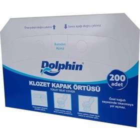 Resim Klozet Kapak Örtüsü Kağıdı - Beyaz - 200'LI Paket 