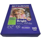 Resim Mitsubishi Mitsubish 5x7 (13x18) 260gr Parlak Inkjet Kağıt 