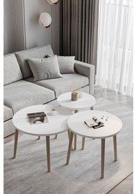 Resim Faymend Roma 3lü Ortasehpa Beyaz Beyaz 