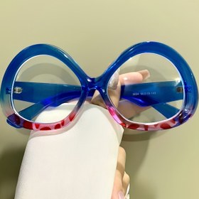 Resim Tapaircircle Büyük Boy Yuvarlak Gözlük - Metal Menteşeli Çerçeveli Reçetesiz Camlar, Kadınlar ve Erkekler için Partiler, Her Gün, Şık Etkinliklerde kullanılabilen mavi, şeffaf, mor, pembe, kırmızı, beyaz, siyah, kahverengi ön camlı reçetsiz gözi koruyucu, Kadınlar İçin Gözlükler 