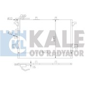 Resim KALE 381600 Klima Radyatoru Kondenser (Mercedes: 320Cls 350Cls 500Cls 55 Amge 200E 200E 220E 230E 230 Te 240E240 Te 270E) 2115000154 (WH696453) 