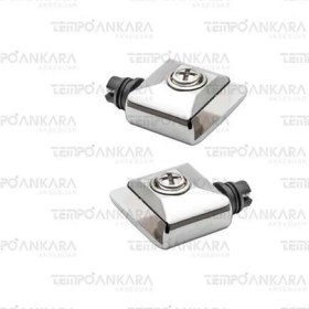 Resim Ayder Cam Kapak Menteşesi Tk. Krom 