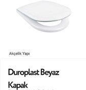 Resim Akçelikler Güral Vit Compact, Sole, Jade, Linda, Safir Uyumlu Duroplast Klozet Kapağı. 