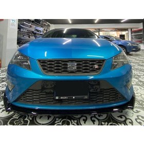 Resim Seat Leon Mk3 Cupra Ön Lip Piona Black 2012 - 2016 Ön Tampon Eki 