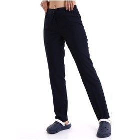 Resim Kadın Alpaka Pantolon - Lacivert-7064 