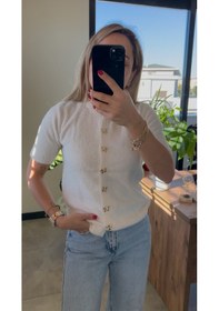 Resim Elif Tarakçı Butik Beyaz Yumoş Ceket Beyaz 