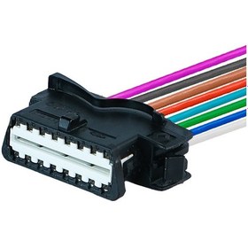 Resim Obd Soketi Siyah 16 Pin Kablolu 